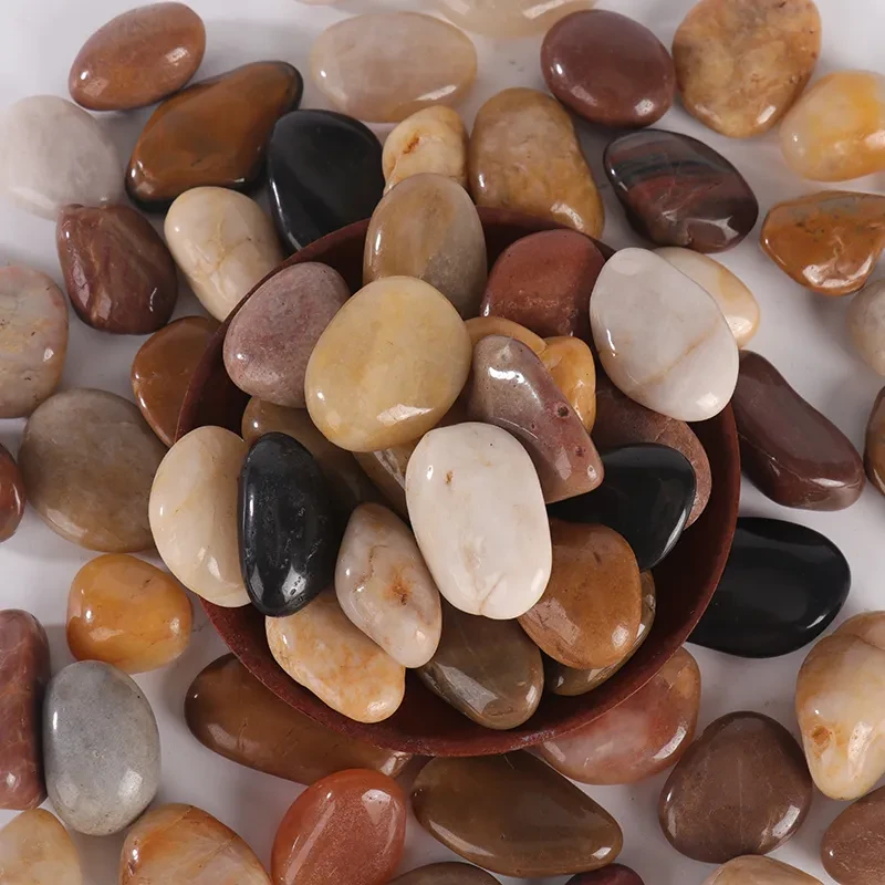 white pebbles 40mm