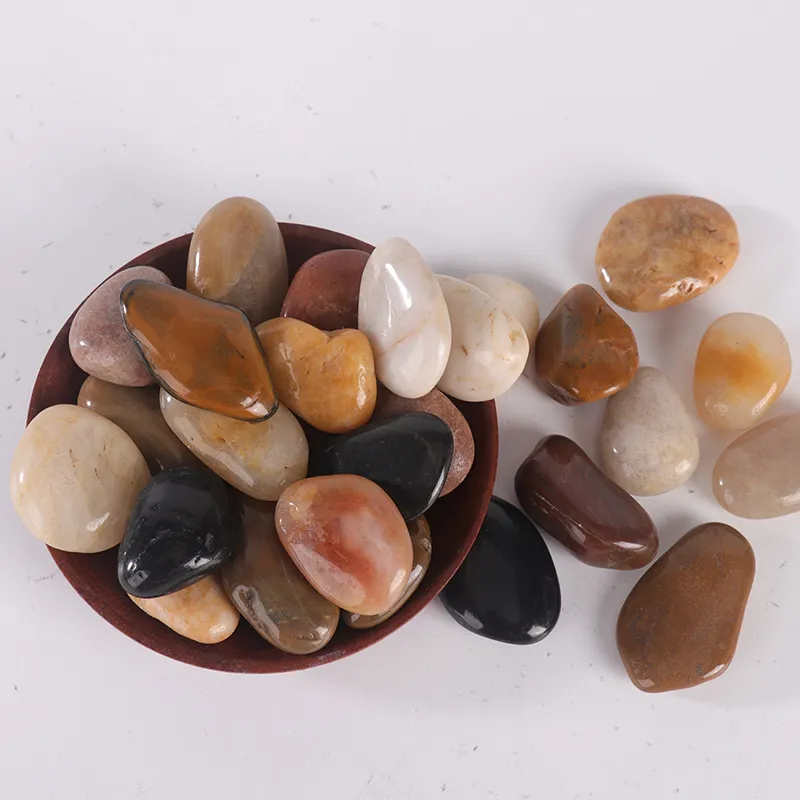 large white pebbles bulk bag