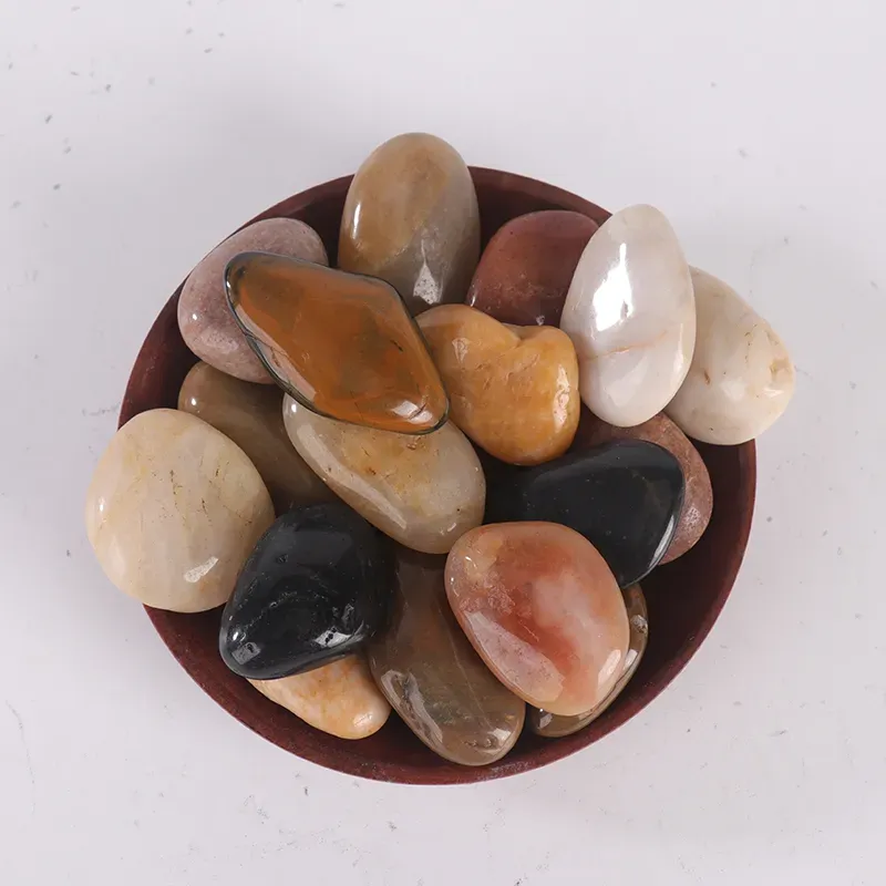 white stones in bulk