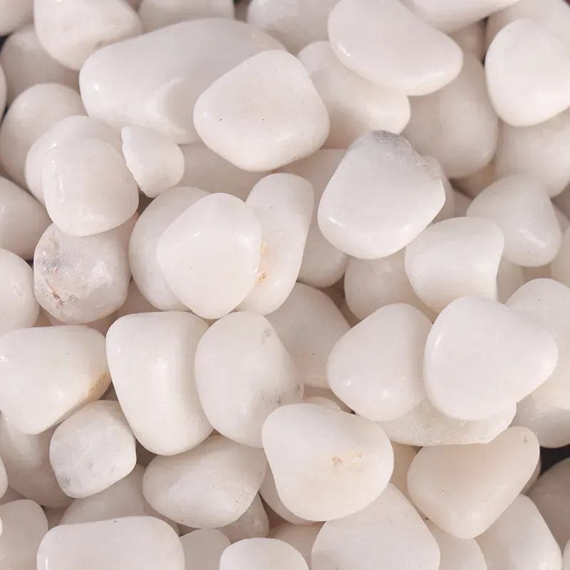 a ton of white stones