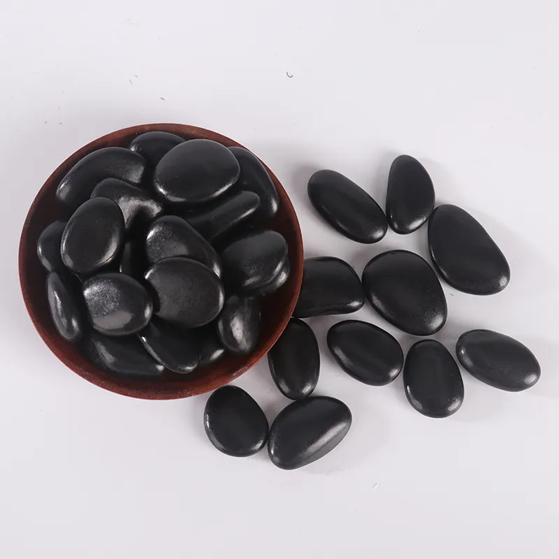white spar pebbles